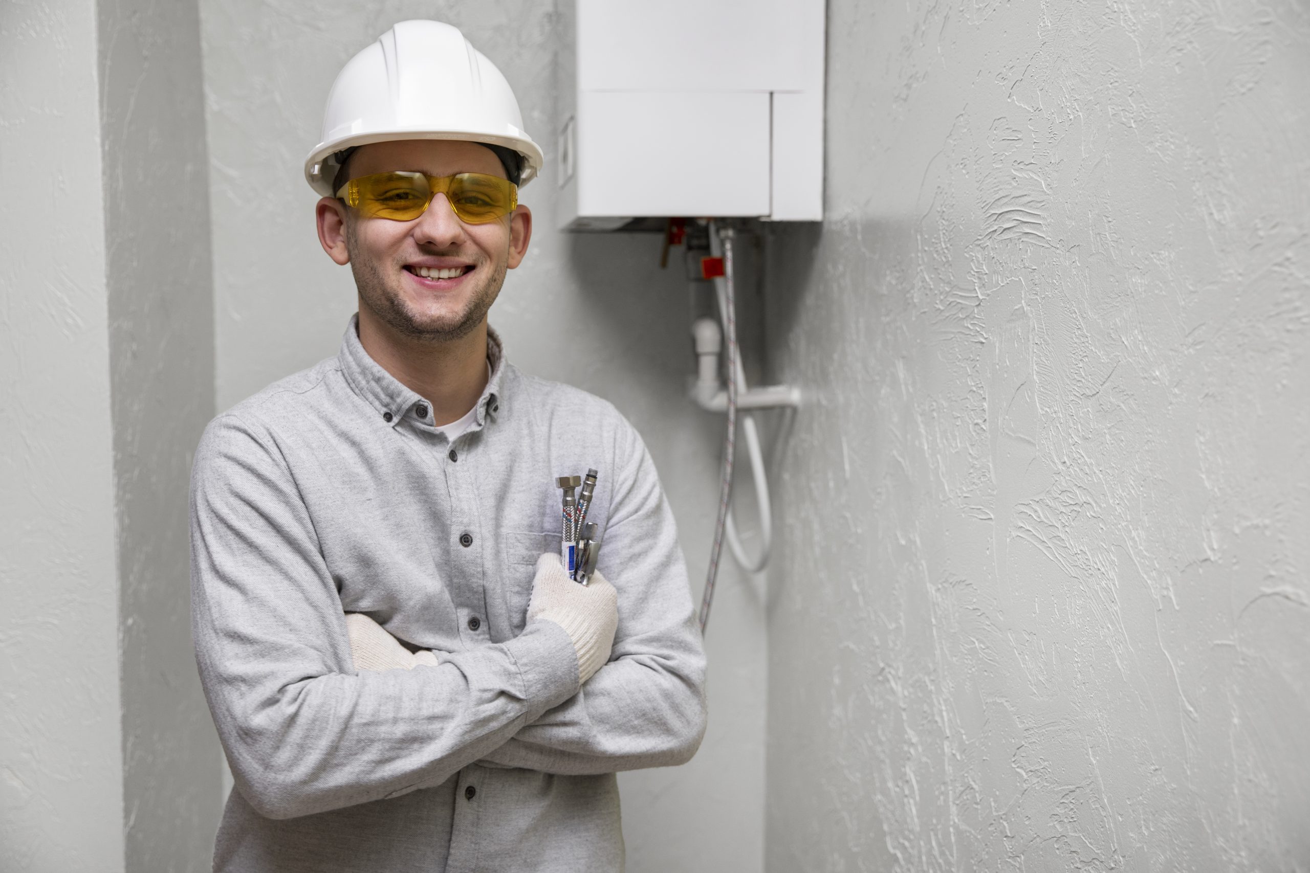 Our Engineer working a Gas Safety Certificate London.
